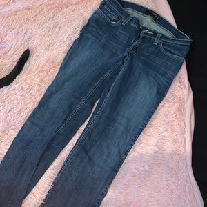 levi brand blue jeans